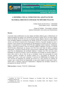 a mem&oacute;ria visual como foco da adapta&ccedil;&atilde;o de material did&aacute;tico com
