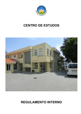 CENTRO DE ESTUDOS - O Amanhã da Criança