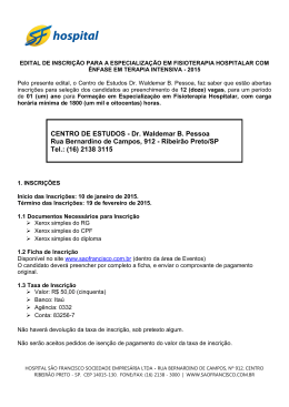 CENTRO DE ESTUDOS - Dr. Waldemar B. Pessoa