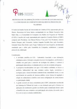 Centro de Estudos Sociais Laboratório Associado Universidade de