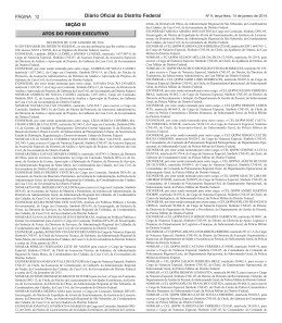 Di&aacute;rio Oficial do Distrito Federal - Tribunal de Contas do Distrito