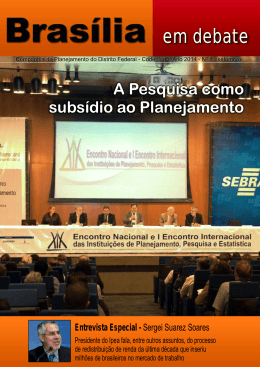 Brasilia em Debate Set 2014 - Biblioteca Virtual