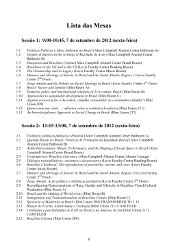 BRASA XI Program