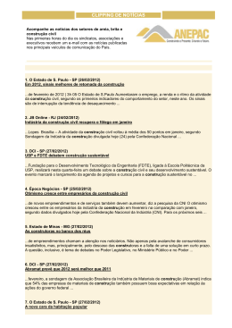 CLIPPING DE NOT&Iacute;CIAS