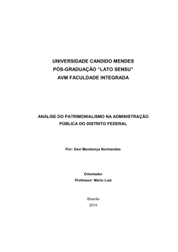 Davi Mendon&ccedil;a Normandes - AVM Faculdade Integrada