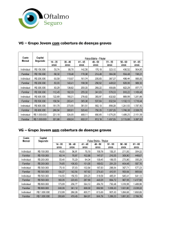 VG &ndash; Grupo Jovem com cobertura de doen&ccedil;as