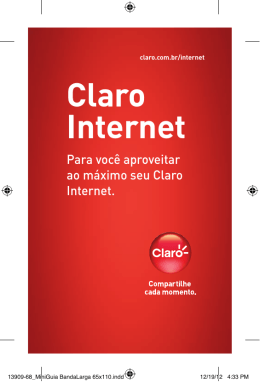 Guia de Uso - Loja Online Claro