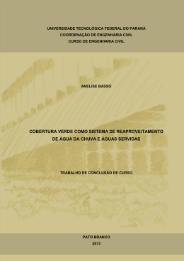 COBERTURA VERDE COMO SISTEMA DE