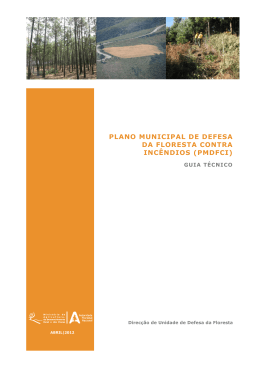 plano municipal de defesa da floresta contra inc&ecirc;ndios