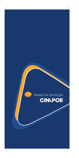 Manual da construção CIMPOR - Cimpor Cimentos de Portugal