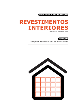 Guia Para A Reabilita&ccedil;&atilde;o de Revestimentos Interiores