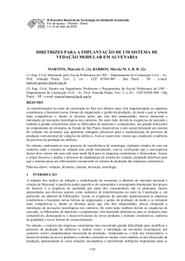 DIRETRIZES PARA A IMPLANTA&Ccedil;&Atilde;O DE UM SISTEMA