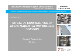 reabilitação energética dos edifícios