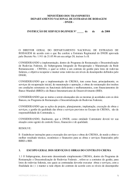 Instru&ccedil;&atilde;o de Servi&ccedil;io