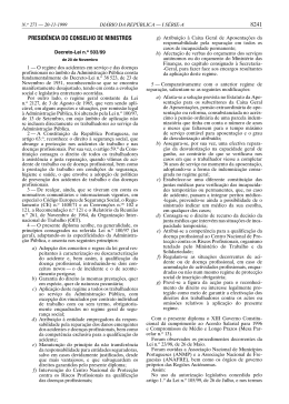 Decreto-Lei n.&ordm; 503/99