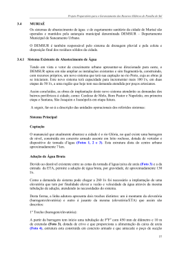 3.4 MURIAÉ Os sistemas de abastecimento de água e de