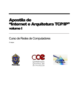 Internet e Arquitetura TCP/IP