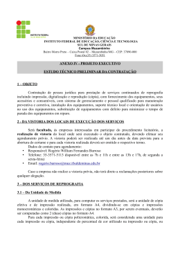 ANEXO IV - PROJETO EXECUTIVO ESTUDO