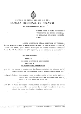 Lei complementar 01-1993 - TCE