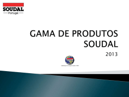 gama de produtos soudal - Rei das Ferrametas de Pinto Lopes, Lda