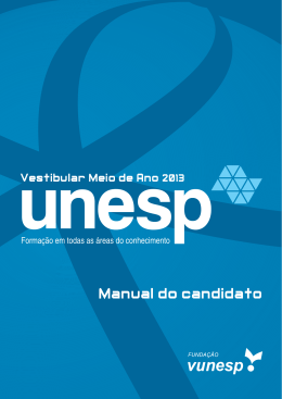 Manual do candidato