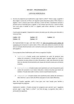 Lista de Exercícios 06
