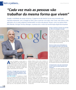 &ldquo;Cada vez mais as pessoas v&atilde;o trabalhar da mesma