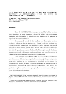 eles `passam de bolo` e ficam cada vez mais analfabetos: discutindo