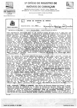 Matrícula - Freitas Leilões Online