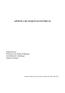 Apostila Maq. El&eacute;tricas