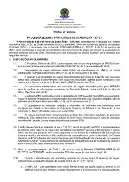 Edital CPPS/UFERSA N.&deg; 80/2014