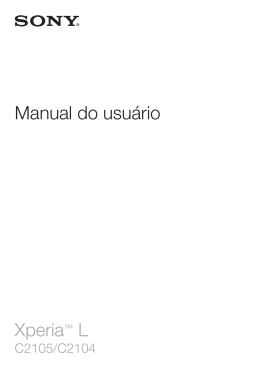 Xperia&trade; L Guia do usu&aacute;rio