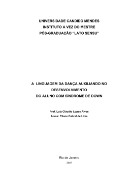 a linguagem da dança auxiliando no des