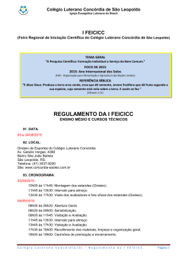 em formato PDF - Col&eacute;gio Luterano Conc&oacute;rdia