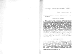 Interven&ccedil;&atilde;o de Terceiro em Processo Cautelar