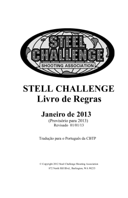 Regras Steel Challenge