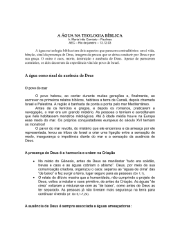 &Aacute;gua na B&iacute;blia