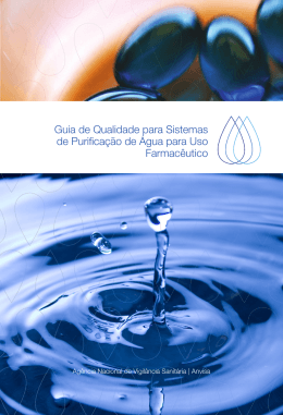 Guia de Qualidade para Sistemas de Purifica&ccedil;&atilde;o de &Aacute;gua
