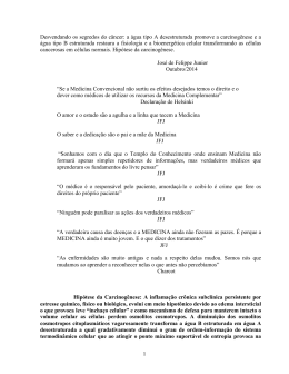 Desvendando os segredos do c&acirc;ncer