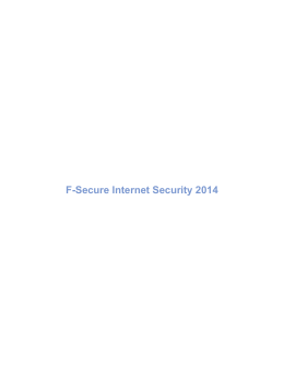 F-Secure Internet Security 2014