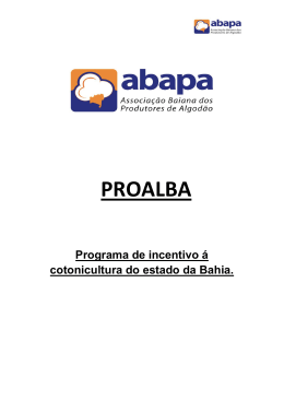 Saiba como se associar - Abapa &ndash; Associa&ccedil;&atilde;o Baiana dos
