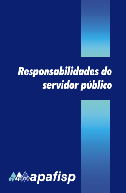 Responsabilidades do servidor público