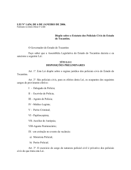 Estatuto dos Policiais Civis