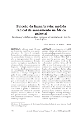 Evicção da fauna bravia: medida radical de saneamento na
