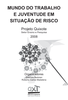 mundo do trabalho e juventude em situação de risco