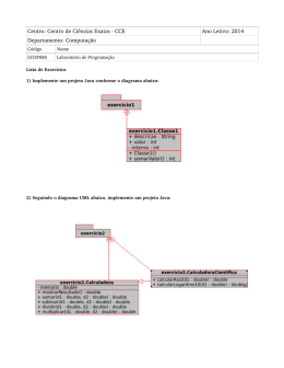 Centro: Centro de Ci&ecirc;ncias Exatas CCE Ano Letivo: 2014