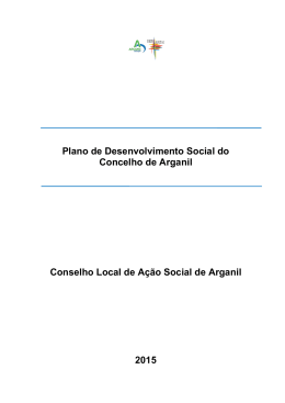 Plano de Desenvolvimento Social no Concelho de Arganil 2015-2020