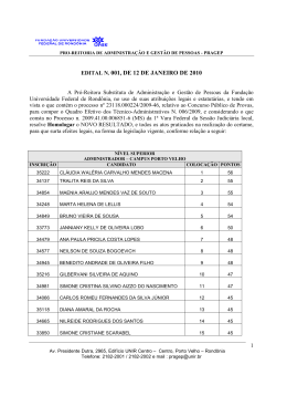 Homologa&ccedil;&atilde;o do resultado do concurso para t&eacute;cnico