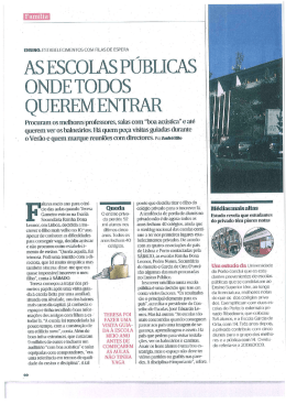 As Escolas p&uacute;blicas onde todos querem entrar