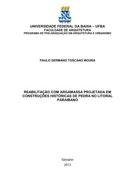 REABILITA&Ccedil;&Atilde;O COM ARGAMASSA PROJETADA EM